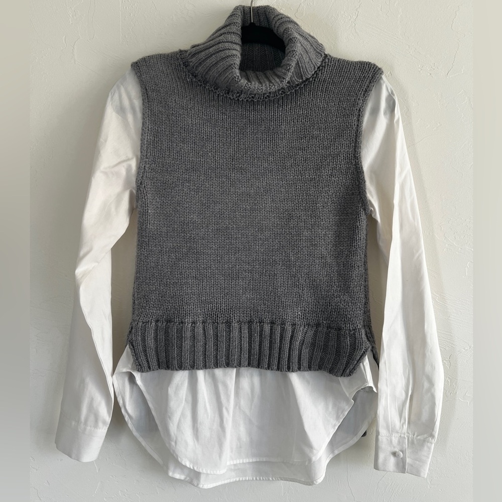 Pilcro Anthropologie Twofer Turtleneck Sweater XS